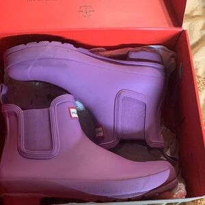 Hunter Women's Purple Rain Boots